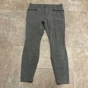 Athleta Ponte Moto‎ 2.0 Pants Size 10 Gray